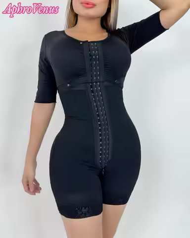 Fajas Colombianas Full Body Shapewear Compression Hourglass Girdle Postpartum Slimming Sheath Corset
