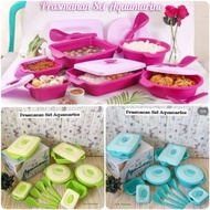 prasmanan aquamarine set KWBO + 4 sendok prasmanan set plastik