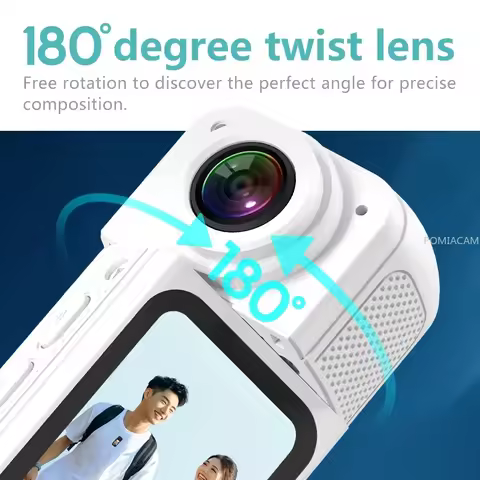 Mini Magnetic Thumb Camera S70 2.7K HD WiFi Wearable POV Camera 180° Rotating Lens Portable Body Cam
