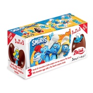 💙 ไข่เซอร์ไพรส์ เดอะสเมิฟส์ มิลค์ช็อกโกแลต | Zaini The Smurfs Milk Chocolate Surprise eggs 3x20g