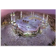 Art Poster Islamic Holy Land Landscape Canvas Art Paintings Muslim Decorative Pictures Great Mosque 