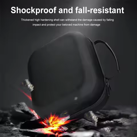 Crossbody Suitcase Glasses Helmet Protective Bag Shockproof Portable Carrying Storage Bag Double-zip