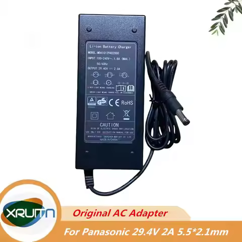 Genuine MDA10129402000 29.4V 2A 18650 Li-ion Battery Charger for Panasonic Moped Power Supply