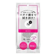 Ag DEO24 透明沐浴濕紙巾，無香型，30片