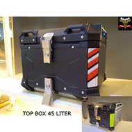 Heavy duty aluminium top box *OFFER* 45L tracer gt xmax x-max  xadv x Adv x-Adv Bmw GS gsa ktm Advanture 1050 1190 1290