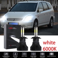 สำหรับ Honda Stream ปี2000 2001 2002 2003 2004 2005 2006 (หัว) Combo Pack 6000K สีขาวไฟหน้าแบบ LED ช