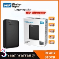 Western Digital WD Elements Hard Drive Hard Disk HDD 1TB/2TB/4TB/5TB/6TB HDD USB 3.0 Portable Extern
