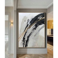 Abstract aesthetic wall painting 60 x 90 cm plus frame