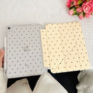 Simple polka dot Case For iPad 11th A16 2025 Pro 11 Air 11 7 6 5 4 3 Pro 2 1 10th 10.9 10.2 9th 8th 