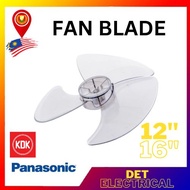 Panasonic &amp; KDK Fan Blade (8mm) 12'''&amp;16'' (Daun Kipas)Wall fan/Stand fan/Floor Fan/Auto Fan/Table
