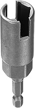 QUARKZMAN H14 Wing Nut Driver 14 mm Metric 6 Point Socket 1/4 Inch Hex Shank Power Deep Slot Wing Nu