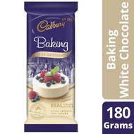 Cadbury White Chocolate Baking Block 180g