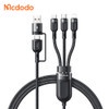 Mcdodo USB/C Charger Cable 3in2 Super Fast 100W+Lightning 20W+Micro - Wonderland Store Malang