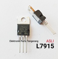 IC REGULATOR L7915 ORIGINAL IC L7915 ASLI ST TRANSISTOR REGULATOR L7915 L 7915 CV TR IC PSU REGULATO