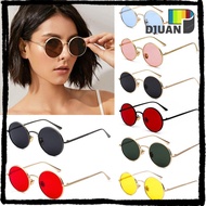 DUOJUAN Steampunk Sunglasses Men and Women UV Protection Circle Glasses Circle Glasses