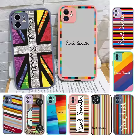 S-Smith fashion P-Paul brand Phone Case For iPhone 14 X XR XS 7 8 Plus 11 12 13 pro MAX 13mini Matte