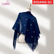 Bidang 50 [HIDAYU PREMIUM] BUTTERFLY TUDUNG BAWAL COTTON BATU MANIK TABUR B50 B55 PREMIUM VOILE