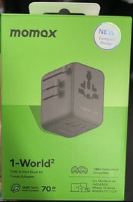 Momax 1-World² 70W 行貨 5-Port Travel Adapter