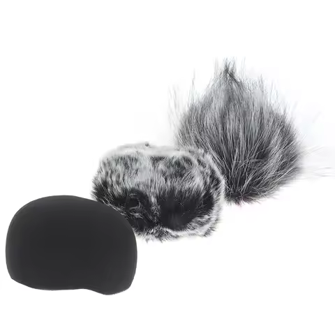 1Pc Foam Mic Wind Cover Furry Windscreen Muff For ZOOM H5 H6 Recorder Microphone.