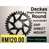 Deckas single chainring sram gxp direct mount 32/34/36/38T