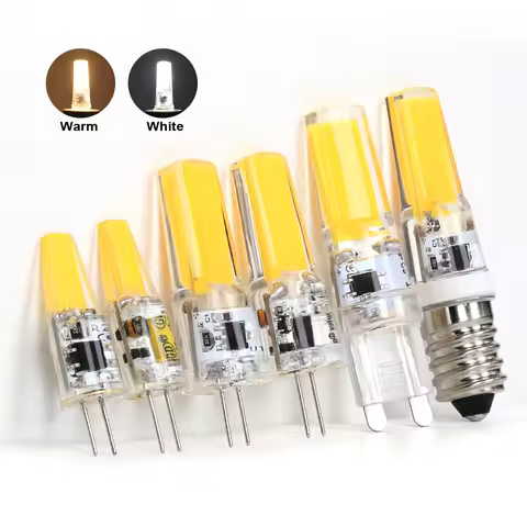 G4 LED COB Lamp E14 G9 12V 220V Dimmable 6W 9W COB LED Bulb Lampada LED Lighting Replace Halogen Spo