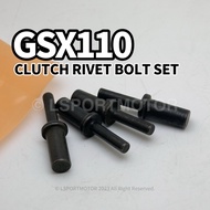 SUZUKI GSX110 CLUTCH RIVET BOLT SET (1SET) RIVET CLUTCH HOUSING GSX 110