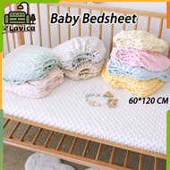 【MY】Baby Bedsheet Cot Bean Velvet Crib Fitted Sheet Baby Cot Mattress Cover Baby Bedsheet Baby Beddi
