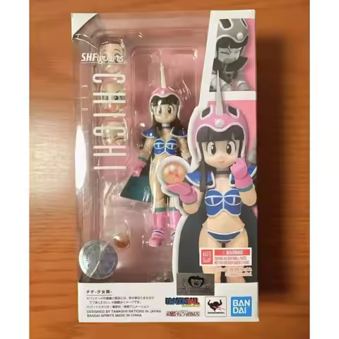 100% Original Bandai Shf Sh Figuarts Dragon Ball Chichi Kid Era Action Figures Anime Model Toys Figu