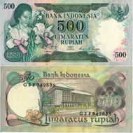 Uang Kuno 500 Rupiah 1977 Ibu Konde aUNC/UNC GRESS