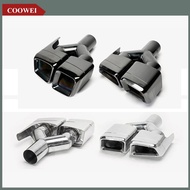 2pcs/set Stainless Steel Material Type Exhaust Tip Muffler W212 Exhaust Tip For Mercede-s-Benz E63 W