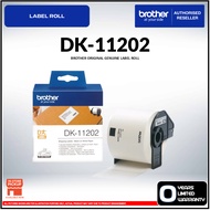 Brother Genuine DK-11202 Die-Cut Shipping Labels (Pre-cut roll) — 62 mm × 100 mm 300 labels