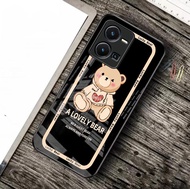 Softcase Glass Kaca VIVO V25 V25E TERBARU [M346] MOTIF BERUANG LUCU - SOFTCASE VIVO TERBARU - MIKA H