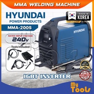 Mytools HYUNDAI Welding Machine MMA-200S 3.2mm IGBT Inverter 240V 50Hz Korean Technology