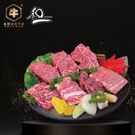 Halal Japan A5 Wagyu 7 kind Yakiniku Platter 350gm