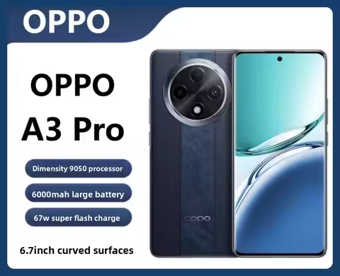 OPPO A3 Pro 5G Smartphone IP69/IP68/IP66 Waterproof 6.7'' 120Hz OLED Display, 67W Fast Charging 5000