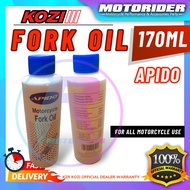 APIDO FORK OIL MINYAK FORK HEAVY DUTY 170ML AR80 RR100 KR150 EX5 TRX TXR PANTHER Y100 Y110 RXS RXZ