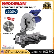 BOSSMAN BCS-190 1200W COMPOUND MITER SAW 7-1/2"