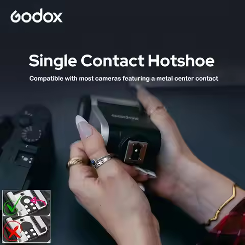 Godox iA32 iFlash Mini Camera Flash with GN 15 8 Power Levels 2.5s Recycle 490 Flash Times Auto Manu