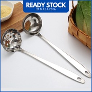 𝐒𝐏𝐌Stainless Steel Soup Spoon Ladle Set Senduk Sup Sudu Senduk Lauk Tahan Karat Keluli Kitchenware