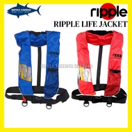 RIPPLE AUTO INFLATABLE LIFE JACKET 150KG FISHING LIFE BELT FOR ADULTS AUTO INFLATE IN 5 SEC ES639726