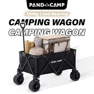 PANDACAMP Wagon Trolley Shopping Outdoor Trolley Foldable Trolley Camping Trolley Troli Wagon