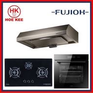 (HOB + HOOD + OVEN) Fujioh FH-GS5530 SVGL / FH-GS5530 SVSS Hob + Fujioh Slimline Hood FR-FS1890R + Fujioh FV-EL-63 Oven