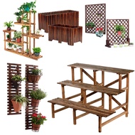 Wooden Plant Rack / Wooden Step Rack / Balcony Rack / Planter Rack