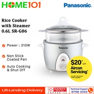 Panasonic Rice Cooker with Steamer 0.6L SR-G06