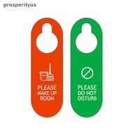 [Prs] Please Do Not Disturb Sign Pendant Hotel Door Hanging Sign Double Sided Please Make Up Room Si
