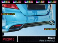 PU2615 Perodua Bezza PU Rear Skirt (Gear Up) OE Body kit Bodykit