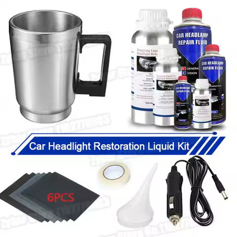 Car Headlight Polish Restoration Kit 12V Automotive Headlight Care Tool Headlight Restoration Headli