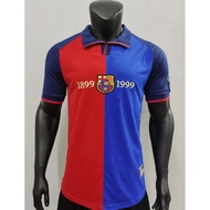 1899 1999 Barcelona Home Centennial Retro Jersey Short Sleeve Football Dress football jerseyabc02.th