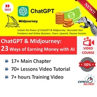 [Video Course] ChatGPT & Midjourney: 23 Ways of Earning Money with AI [70 Lessons Video Tutorial]
