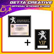 Peugeot Car Logo Bundle Roadtax + VIP CARCOMBO  [ Betta Creative ]